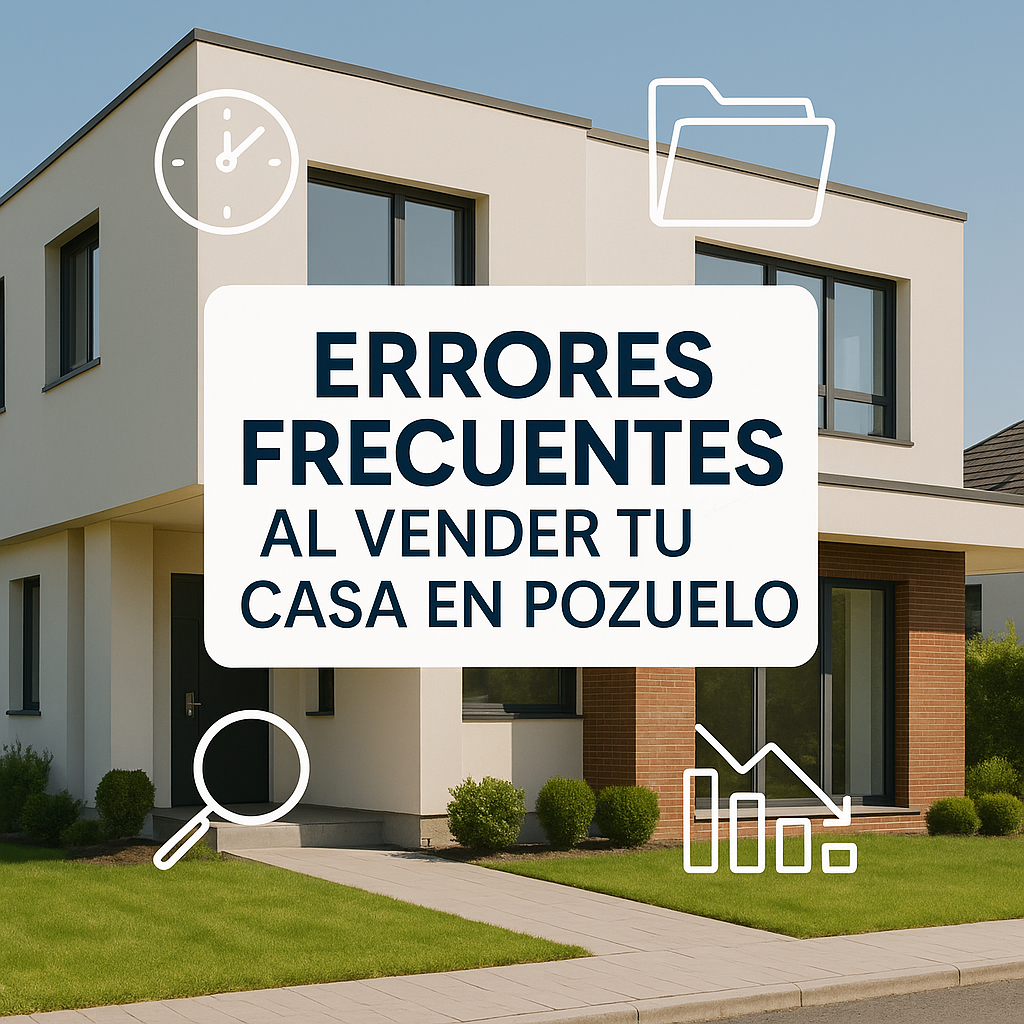 5 errores frecuentes al vender una casa en Pozuelo